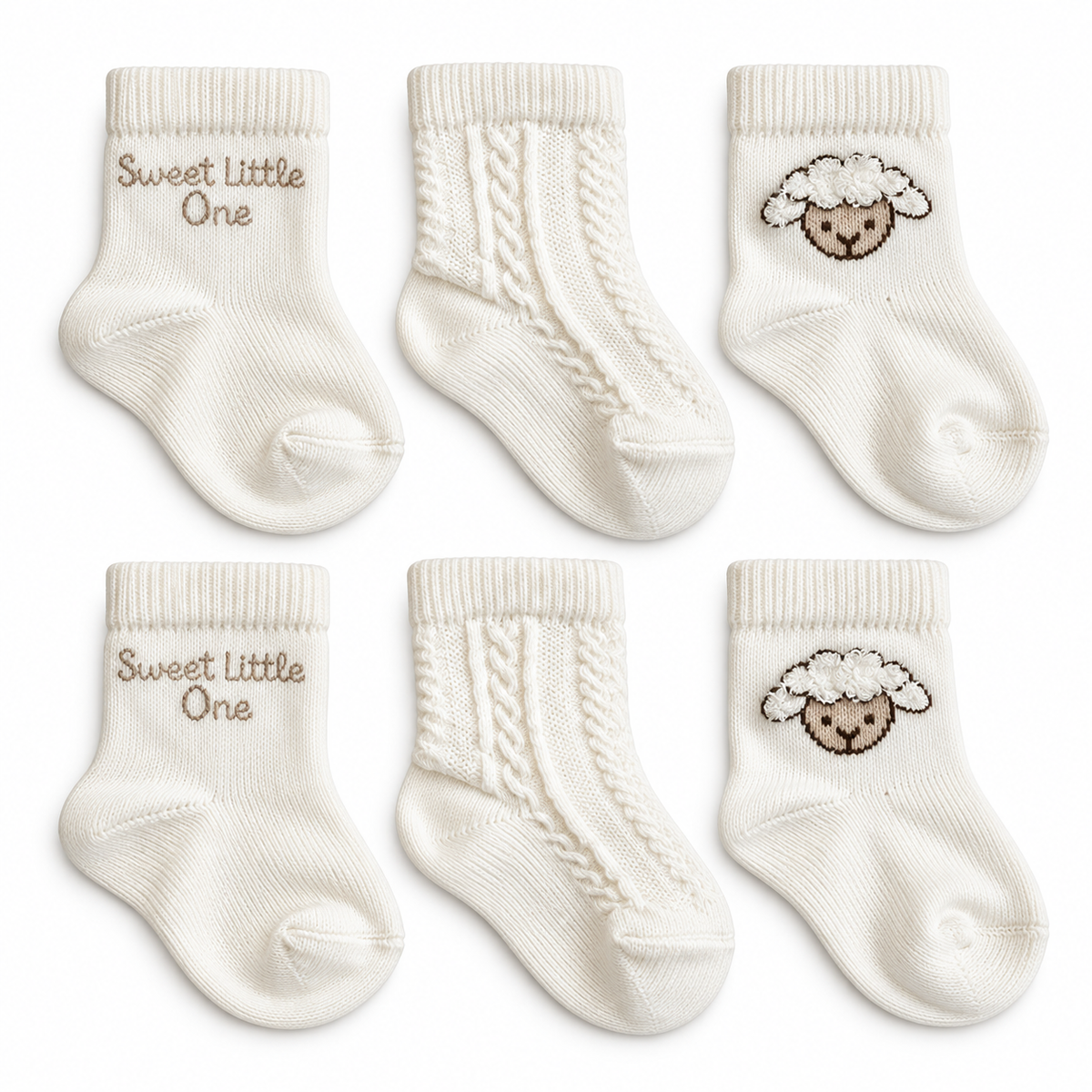 BabyCosy 6 pieces lamb Socks