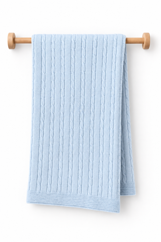 BabyCosy Cable Knit Blanket