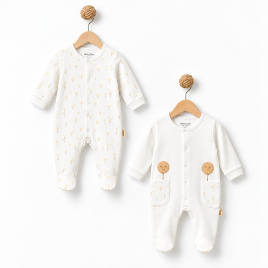 BabyCosy Footed Rompers 2 Pieces