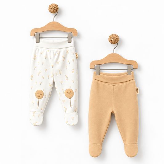 BabyCosy Footed Pants 2 Pieces