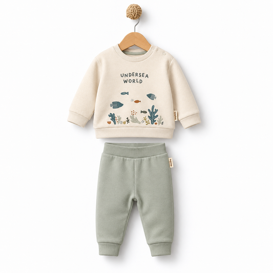 BabyCosy Sweatshirt & Pants Set