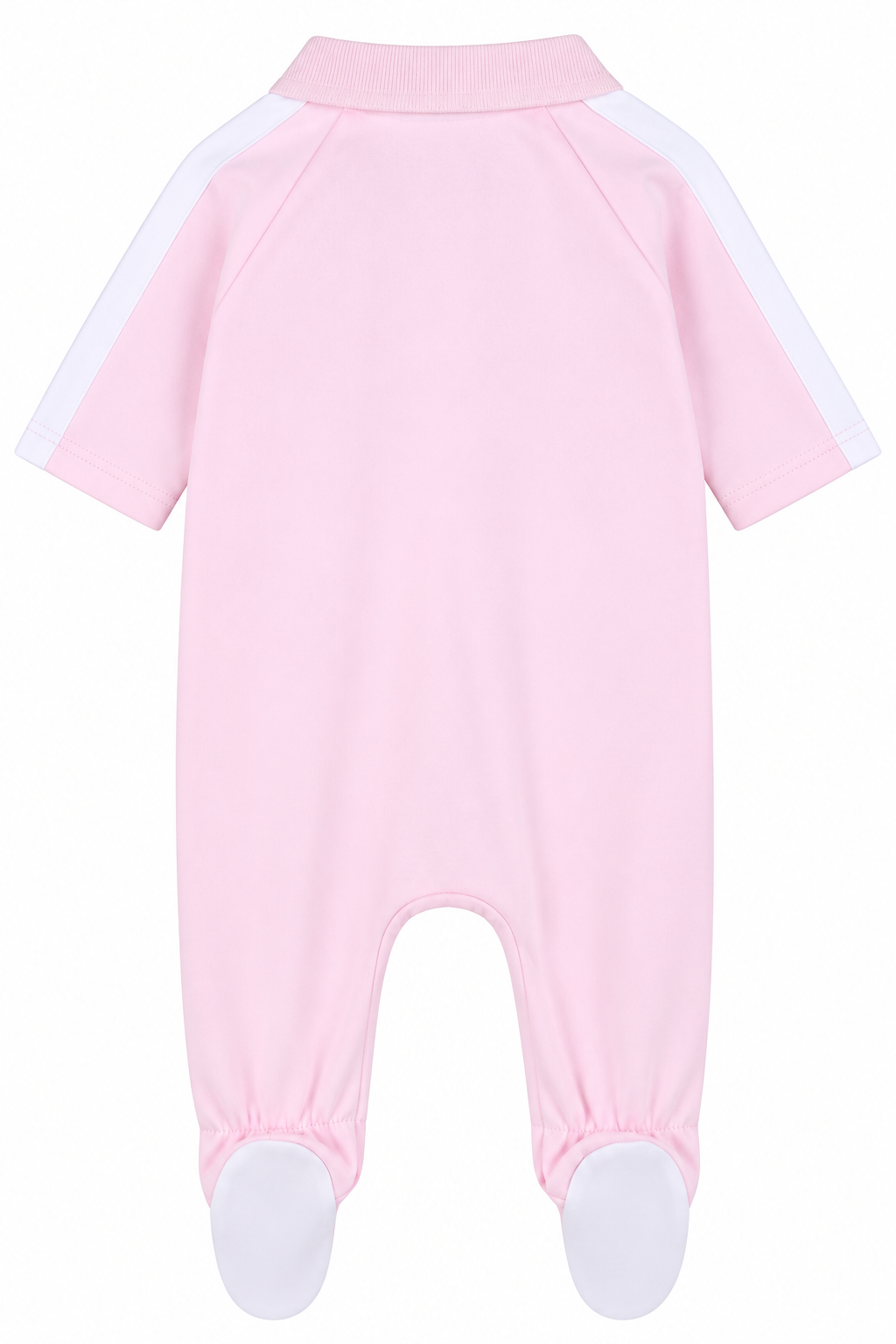 BOSS Baby Girls Footed Polo Romper