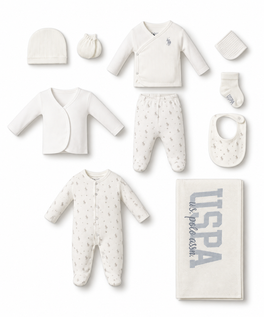 U.S POLO ASSN 10 Piece Hospital Set