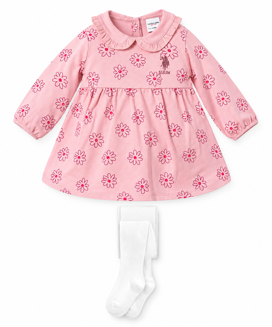 U.S. Polo Assn. Baby Floral Dress