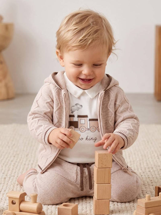 Leoking Baby Boy Set Of 3 Pieces
