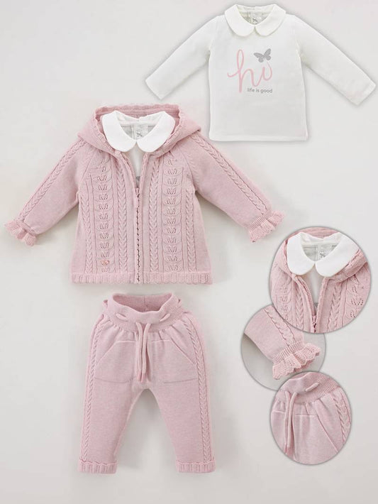 Leoking Baby girl set of 3 pieces
