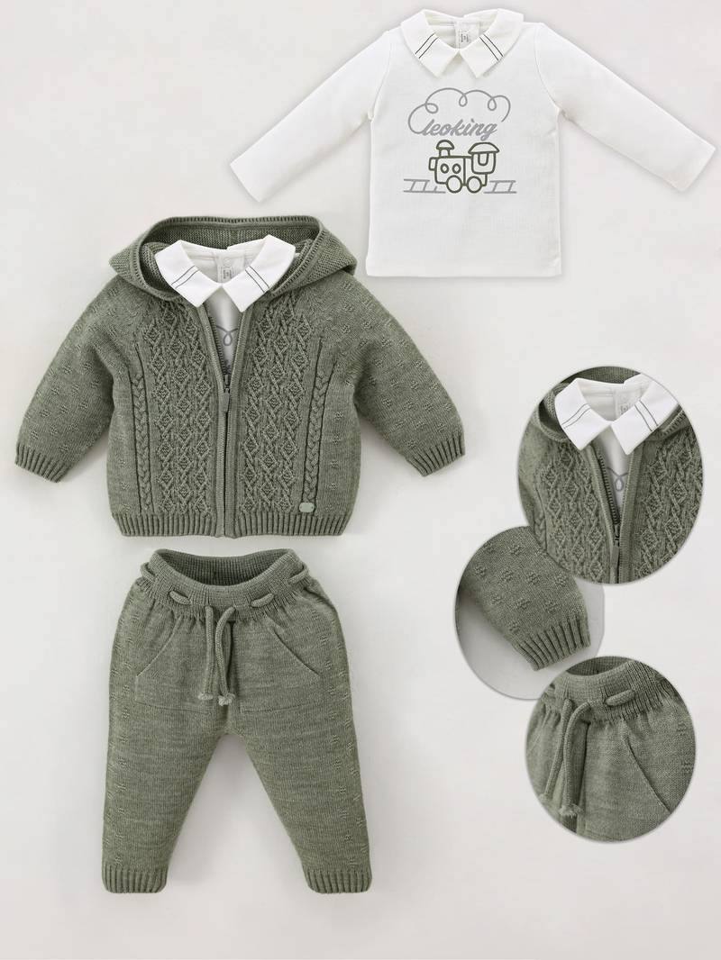 Leoking Baby boy set of 3 pieces