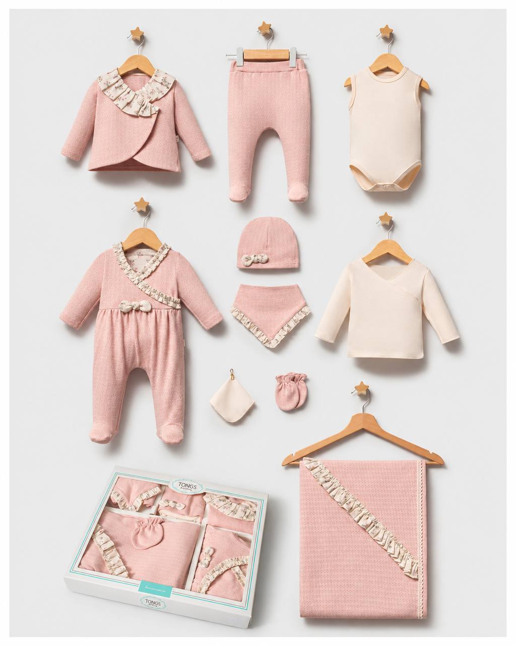 Tongs Baby Girl  Hospital Set